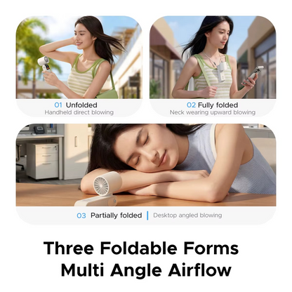 Portable TEC Cooling Handheld Fan