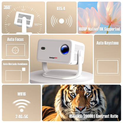 Portable 360° Smart Projector
